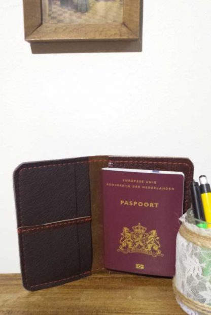 leren paspoorthoesje
